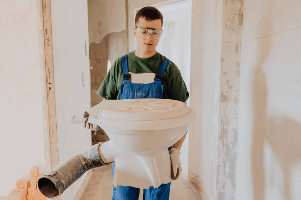 toilet install